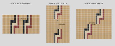 Stacking geometric patterns